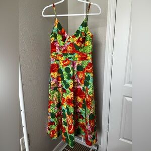 FARM Rio Midi Tropical Dress Large